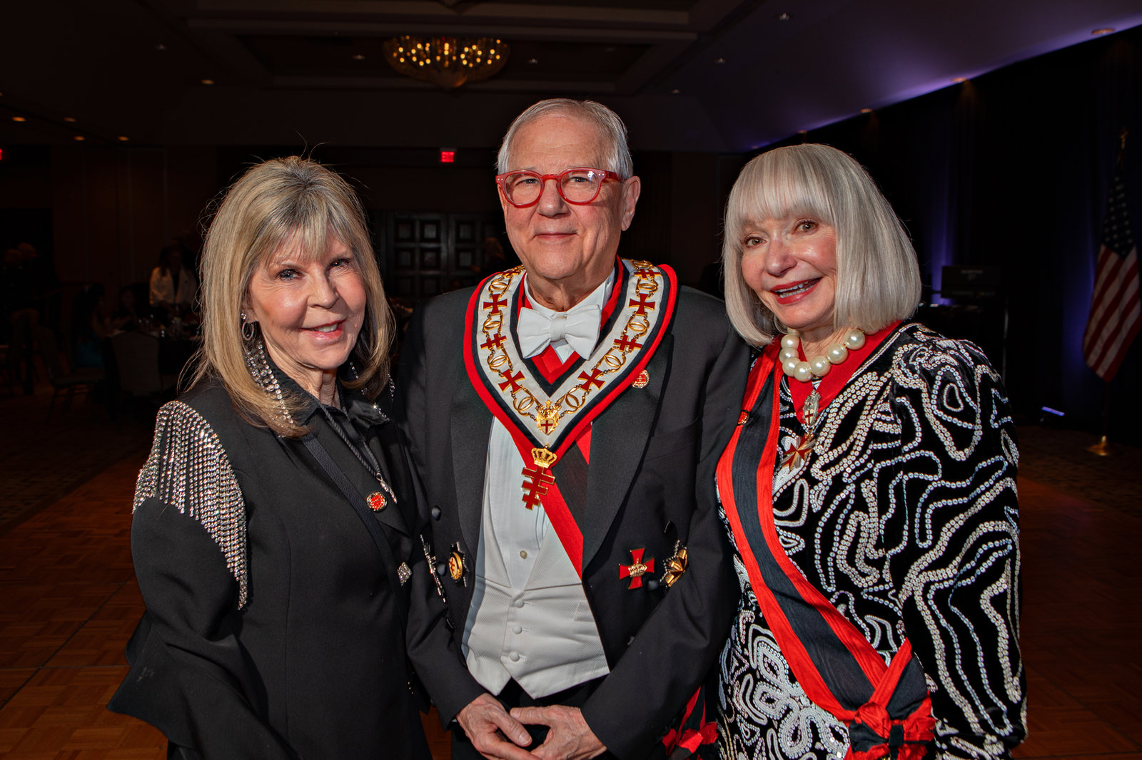 Guests gathered in formal attire at the Knights of Christ Foundation Templar Gala